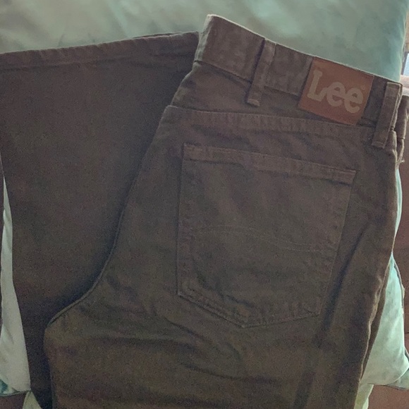 Lee Other - EUC,Men’s Lee Jeans, regular fit, dark olive, 36x32.